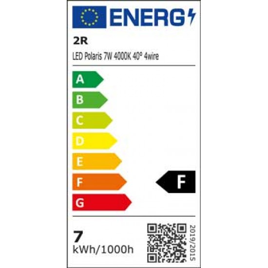 7W LED Schienen Fluter 3Phasen POLARIS 40° 2 Jahre Garantie Weiß Schwarz Tageslicht 4000K