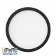 Universale LED Deckenleuchte IP44 Einbau- Aufbaumontage Ultraslim Schwarz CCT VL4813