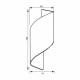 Design LED WANDBELEUCHTUNG 10W IP54 UP&DOWN Design Schwarz Neutralweiß VL4694
