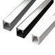 2 Meter SET LED Profil Aufbau Ultraslim Alu Weiß Schwarz GL0601