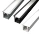 2 Meter SET LED Profil Aluminium Einbau Ultraslim Alu Weiß Schwarz GL0602