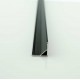 2 Meter SET LED Profil 45° Schwarz 16x16 Abdeckung Ecke Opal UL3353EBW/203B