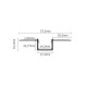2 Meter SET Alu Profil Trockenbau Flexible PRO SPECIAL Unterputz Aluminium LP309F