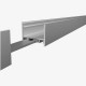 Line Verbindung 180° für LED Profil Aufbau Deco Alu, Weiß, Schwarz Serie 0112