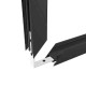 3D Ecke Verbindung 90° für LED Profil Aufbau Deco Alu, Weiß, Schwarz Serie 0112