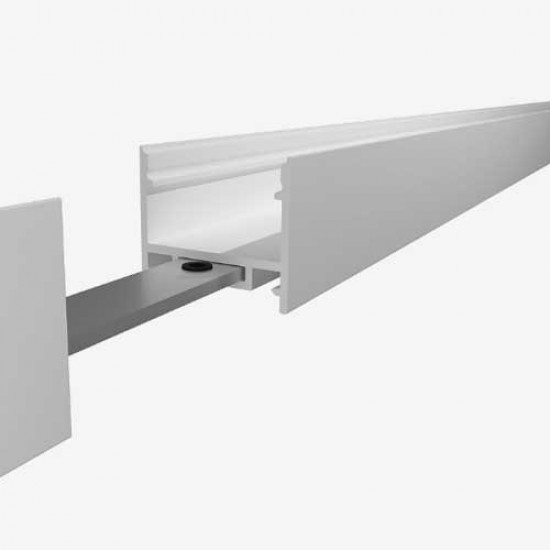 Line Verbindung 180° für LED Profil Aufbau Deco Alu, Weiß, Schwarz Serie 0112
