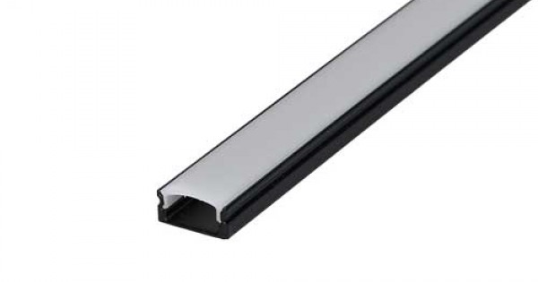 LED Aluminium Profil PL1 Anser 2 Meter – Mit Klarer Abdeckung, Für LED-Streifen, IP20, Eloxiert