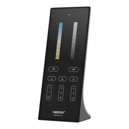 MiBoxer 2.4GHz LED Streifen CCT Dimmer 3 Zonen Tisch Fernbedienung Y2