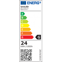 24W/m RGB CCT LED Streife 60 WRGBWW SMDs/m 24V DC 1m Wasserdicht IP54 GL4317N