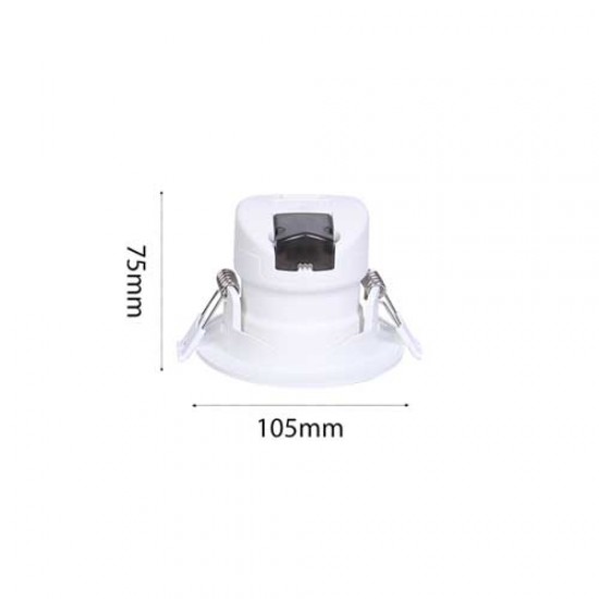 6W LED Einbau Strahler PREMIUM WAVE Schwenkbar Weiß 3 LICHTFARBEN CCT GL2217