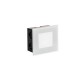 2W LED Treppenleuchte Einbau Quad IP20 Glas Mat Neutralweiß GL8324