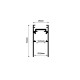 LED Magnetschienensysteme Combo Deckenleuchten Schiene 48V 2m