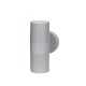 LED Wandbeleuchtung Downlight Zweifach GU10 Fassung Grau