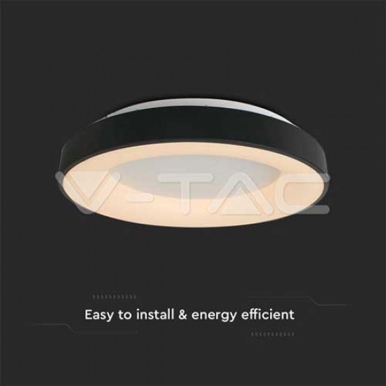 LED Deckenleuchten Design Schwarz Warmweiß 3000K