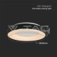 LED Deckenleuchten Design Schwarz Warmweiß 3000K