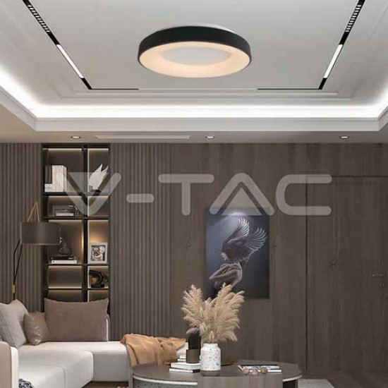 LED Deckenleuchten Design Schwarz Warmweiß 3000K