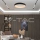 LED Deckenleuchten Design Schwarz Warmweiß 3000K