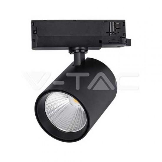 35W LED Schienen Fluter 3Phasen PRO 30° 3 Jahre Garantie Schwarz Neutralweiß UL10281
