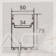 AUFBAU ALUPROFILE ALS DECKEN BELEUCHTUNG HÄNGELEUCHTEN OFFICE