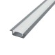 2 Meter SET Alu Profil MICRO EINBAU eloxiert Bronze, Dunkelgrau, Champagne UL3350G