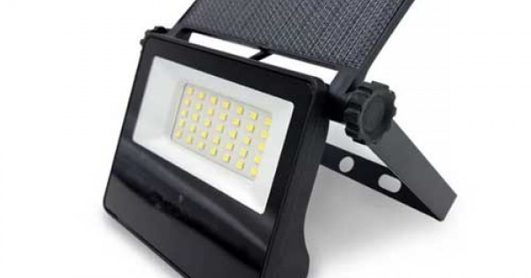 OYAJIA Solar-Außenleuchte Mit Bewegungsmelder – 800 Lumen, IP65, 56 LEDs, Schwarz