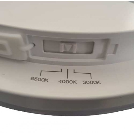24W LED Deckenleuchte Aufputz CCT PREMIUM IP54 Weiß 3000K-6500K AS0222
