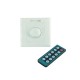 Wand Lichtschalter Dimmer 12V DC 1Weg Fernbedienung Weiß GL6213