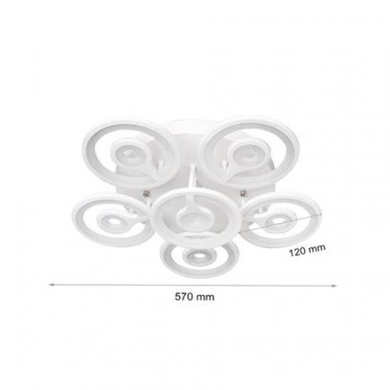 96W LED Deckenleuchte CCT Premium Design DIMMBAR Alle Tageslichtfarben GL6436