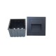 2W LED Treppenleuchte Einbau Quad Schwarz Neutralweiß GL8322
