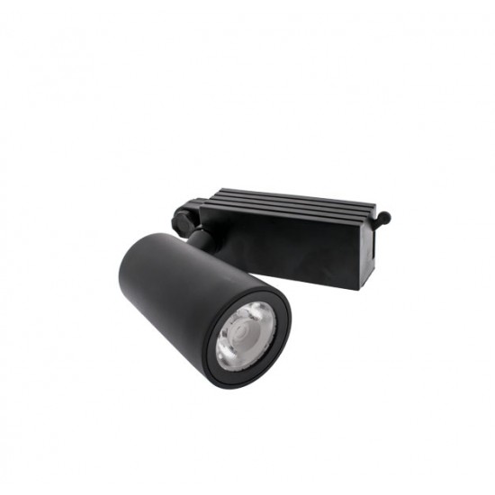 20W LED Schienen Fluter 3Phasen PRO 24° 3 Jahre Garantie Schwarz Warmweiß GL5113