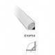 2 Meter SET LED Profil 45° 15,9x15,9 Weiß UL3369