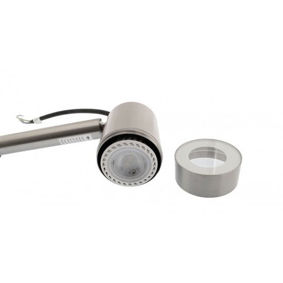 Garten Spitze Aluminium Gehäuse GU10 Weiß IP44 UL7518