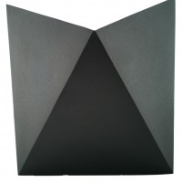 5W Premium LED Wandleuchte Schwarz IP65 Neutralweiß UL8283