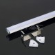 2 METER SET LED ALUMINIUM Profil 45° WEIß UL3364