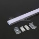 2 Meter SET LED Profil MACRO ALU 2m Grau UL3352