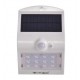 1,5W LED SOLAR Wandbeleuchtung PREMIUM mit Bewegungsmelder IP65 Tageslicht Weiß oder Schwarz