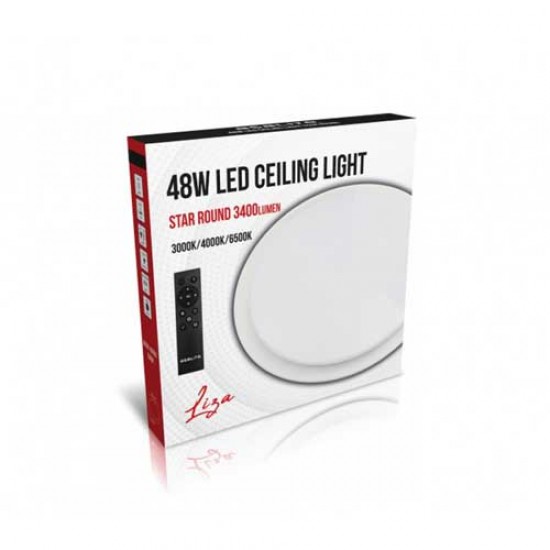 72W LED DECKENLEUCHTE HI-LUMEN OPAL RUND CCT AS0201